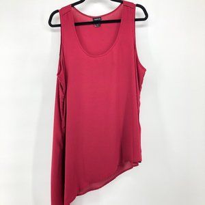 TORRID Asymmetrical Sleeveless Tank Top Size 0